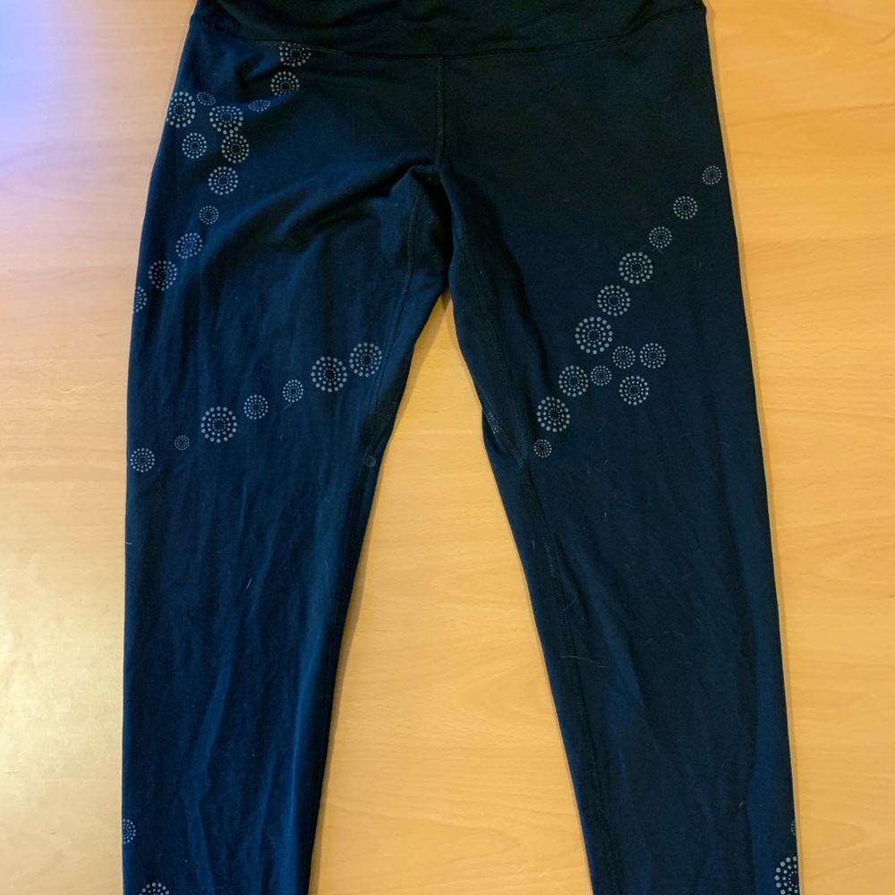 Lululemon Running Tights w Reflective Dots